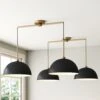 Metal Hanging Pendant Lights Black