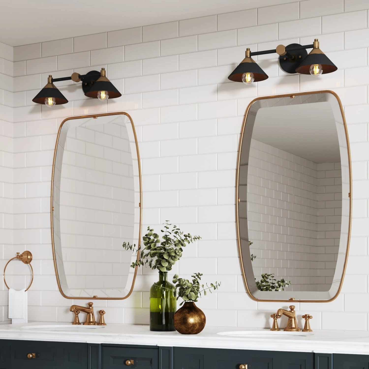 Metal Bathroom Vanity Light Black Metal Bathroom Vanity Light Black -Nathan James 12502 IMG2 DTC 1997f129 6fc5 4960 8155 d07818ccfc00