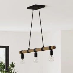 Brushed Metal Hanging Ceiling Pendant Light
