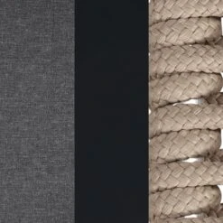 Outdoor Set Cord Patio Loveseat & 2 Arm Chairs Gray -Nathan James 25901 SWATCH 821f2158 dc6f 4aa1 bd45 f44bcf539d73