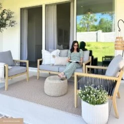 Outdoor Set Patio Couch & 3 Arm Chairs -Nathan James 26201 UGCCarouselImage1 12a6aeaf e1ae 4117 a29a 95e68cb298da