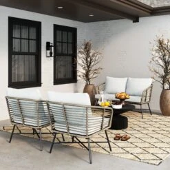 Wicker Outdoor Patio Loveseat Light Gray 7 Wicker Outdoor Patio Loveseat Light Gray -Nathan James 27904 LS 2 e5900828 e737 4c3c 89b2 cf823397c116