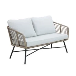 Wicker Outdoor Patio Loveseat Light Gray 8 Wicker Outdoor Patio Loveseat Light Gray -Nathan James 27904 STUDIO bd9539c9 de1c 4eb4 a34e 4c2a9f56aaef