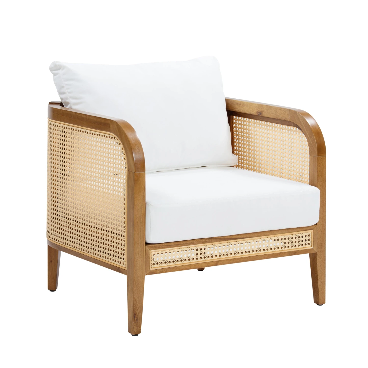 Rattan Outdoor Patio Cushioned Arm Chair Rattan Outdoor Patio Cushioned Arm Chair -Nathan James 28502 STUDIO f7ca96fd b373 4f7f a9a9 335b5861641d