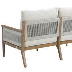 Wood & Rope Outdoor Patio Cushioned Loveseat -Nathan James 28601 DET b64ac766 543d 4c21 9bc3 4b87e4b7824e