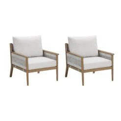 Set Of 2 Rope Outdoor Patio Arm Chairs -Nathan James 28602 2C WB 5ea9374f 030a 465e ba79 9e02e1e4752b