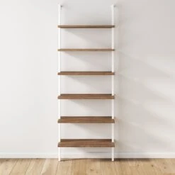 Wood Wall Mount Ladder Bookshelf | Theo -Nathan James 65602 HERO DTC