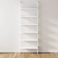 Wood Wall Mount Ladder Bookshelf | Theo -Nathan James 65606 HERO DTC