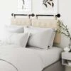 Diamond Tufted Wall Mount King Headboard